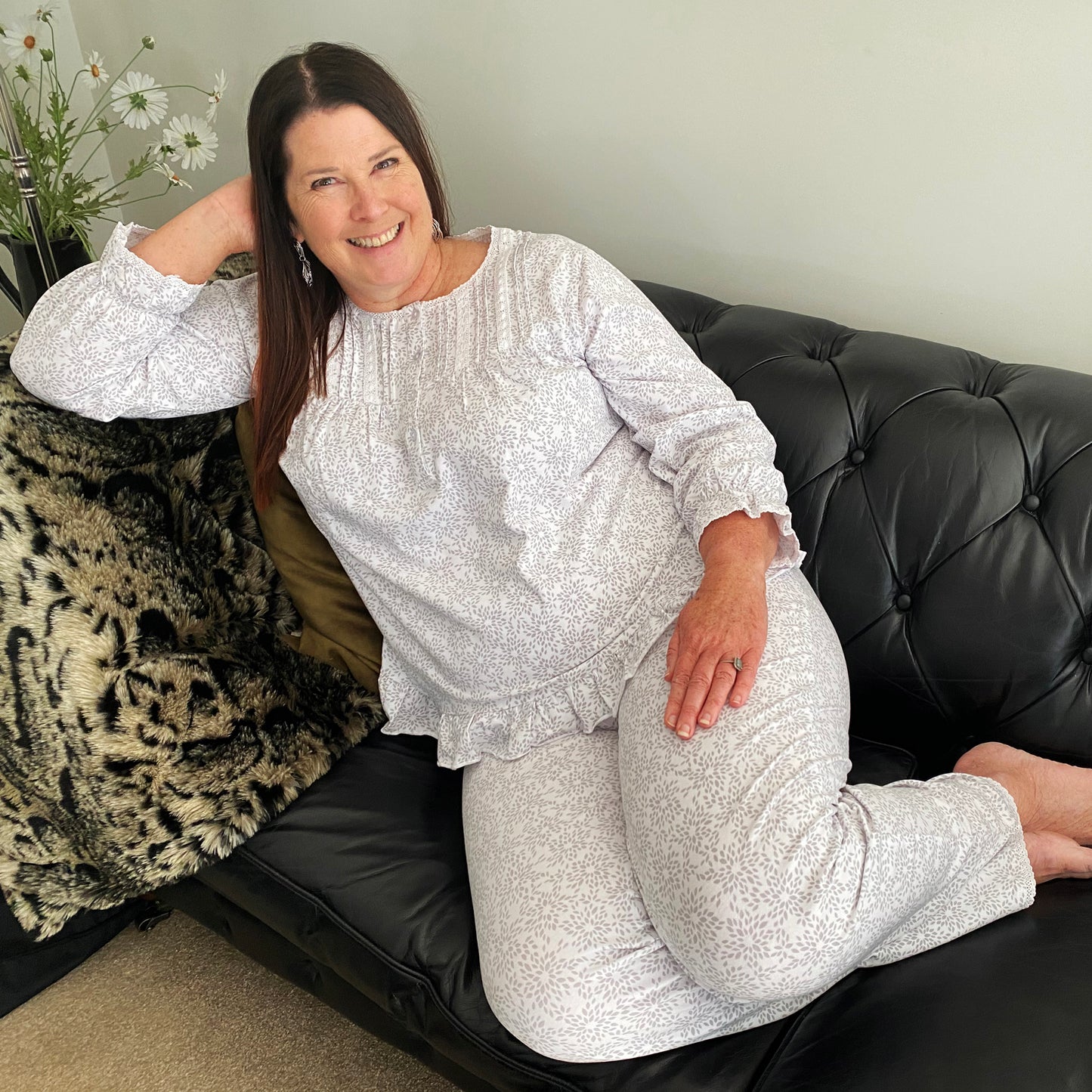 Grey Starburst Pyjama Set