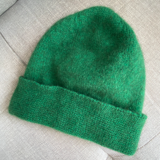 Emerald Possum Merino Beanie