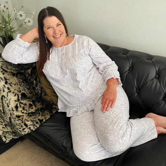 Grey Starburst Pyjama Set